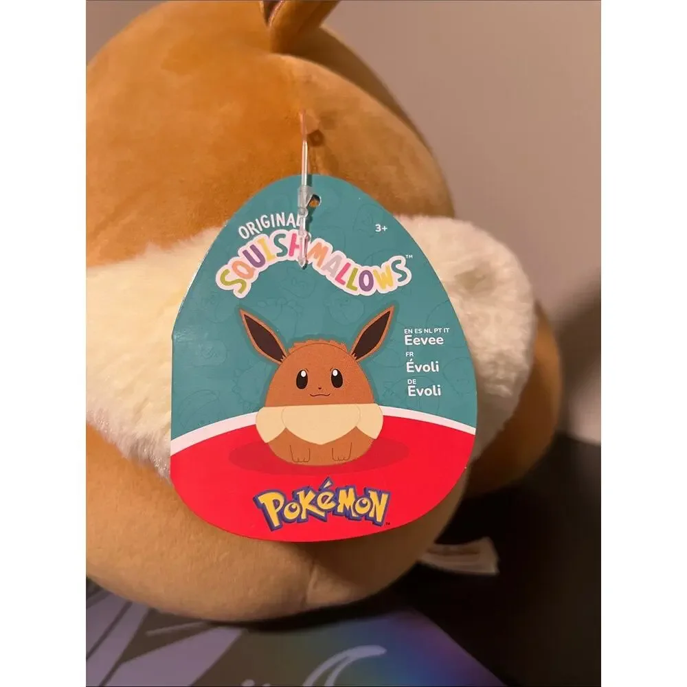 Squishmallows Pokemon Eevee 10-in Medium Plush